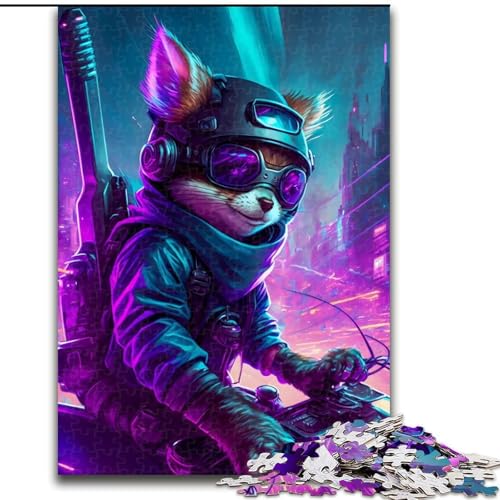 1000-teiliges Puzzle für Erwachsene, süßes Streifenhörnchen-Puzzle für Erwachsene, 1000 Teile, Lernspielzeug, Größe 26x38cm 1000-teiliges Puzzle für Erwachsene, süßes Streifenhörnchen-Puzzle für Erwachsene, 1000 Teile, Lernspielzeug, Größe 26x38cm von WGLINGX