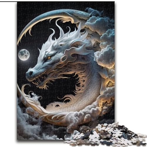 1000-teiliges Puzzle für Erwachsene, tapferer Drache, Holzpuzzle, Spaß für die ganze Familie, Basteln, perfekt für Geburtstage, Feiertage, Größe 50x75cm 1000-teiliges Puzzle für Erwachsene, tapferer Drache, Holzpuzzle, Spaß für die ganze Familie, Basteln, perfekt für Geburtstage, Feiertage, Größe 50x75cm von WGLINGX