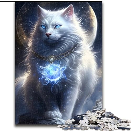 1000-teiliges Puzzle für Erwachsene, wunderschöne Wolf-Holzpuzzles, anspruchsvolles Denkspiel für Teenager, Spaß für den Familienspieleabend (Größe 26x38cm) von WGLINGX