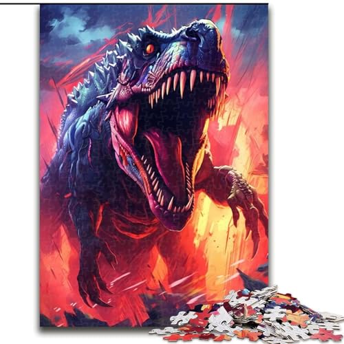 1000-teiliges Puzzle für Erwachsene,T-Rex-Dinosaurier-Puzzle,1000 Teile für Erwachsene,Spielzeug,Geschenk,pädagogisches,intellektuelles,entspannendes Spaßspiel für die ganze Familie,Größe 26x38cm 1000-teiliges Puzzle für Erwachsene,T-Rex-Dinosaurier-Puzzle,1000 Teile für Erwachsene,Spielzeug,Geschenk,pädagogisches,intellektuelles,entspannendes Spaßspiel für die ganze Familie,Größe 26x38cm von WGLINGX