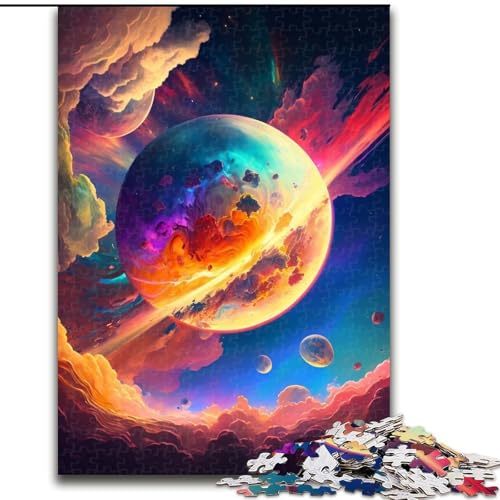 1000-teiliges Puzzle für Erwachsene „Außerirdischer Planet“ aus Pappe, pädagogisches und unterhaltsames Indoor-Spiel für die Inneneinrichtung (Größe 26x38cm) von WGLINGX