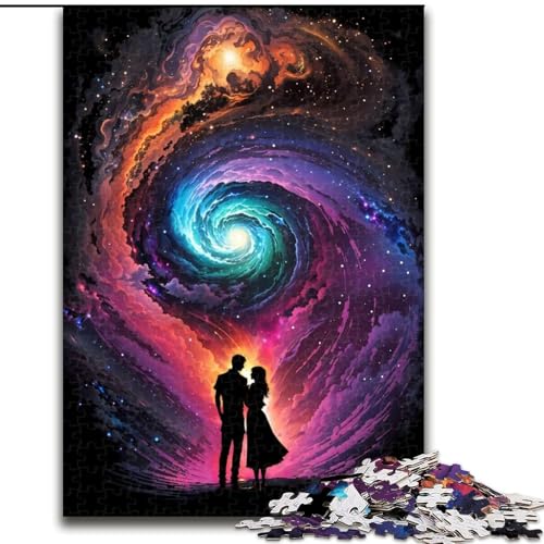 1000-teiliges Puzzle für Erwachsene „Endless Love Space“, Puzzle für Erwachsene, 1000 Teile, Lernspielzeug, Größe 26x38cm 1000-teiliges Puzzle für Erwachsene „Endless Love Space“, Puzzle für Erwachsene, 1000 Teile, Lernspielzeug, Größe 26x38cm von WGLINGX