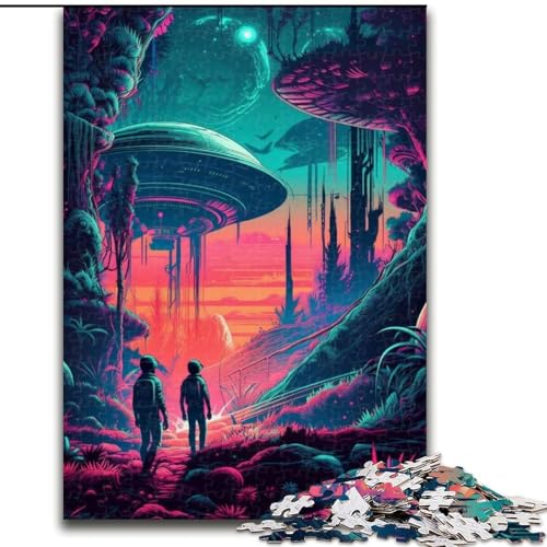 1000-teiliges Puzzle für Erwachsene „Entdecken Sie UFOs“, Holzpuzzle, interaktives Familienspiel, DIY-Heimdekoration, Gehirn-Herausforderung, Geschenk, Größe 50x75cm 1000-teiliges Puzzle für Erwachsene „Entdecken Sie UFOs“, Holzpuzzle, interaktives Familienspiel, DIY-Heimdekoration, Gehirn-Herausforderung, Geschenk, Größe 50x75cm von WGLINGX