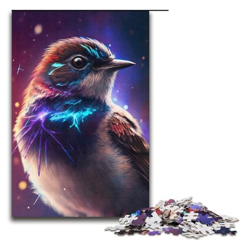 1000-teiliges Puzzle für Erwachsene „Lightning Sparrow“ – anspruchsvolles Spiel, jedes Teil ist einzigartig – anspruchsvolles, unterhaltsames Spiel für die ganze Familie (Größe 38 x 26 cm) von WGLINGX