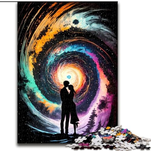 1000-teiliges Puzzle für Erwachsene „Love of Galaxy“ – 1000 Teile – Herausforderndes Denkspiel für Teenager, perfekt als Heimdekoration oder Geschenk, Größe 26x38cm 1000-teiliges Puzzle für Erwachsene „Love of Galaxy“ – 1000 Teile – Herausforderndes Denkspiel für Teenager, perfekt als Heimdekoration oder Geschenk, Größe 26x38cm von WGLINGX