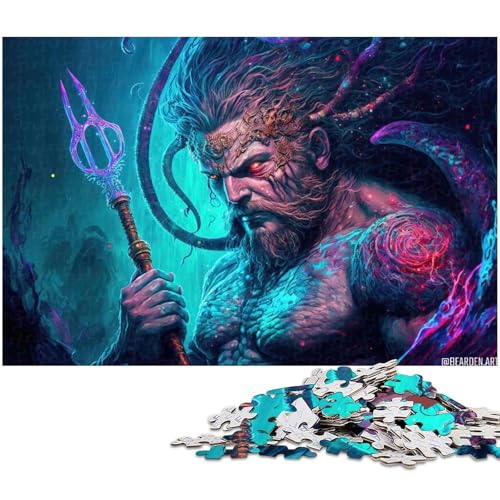 1000-teiliges Puzzle für Erwachsene „Marinekrieger“-Puzzle – anspruchsvolles Spiel, jedes Teil ist einzigartig – anspruchsvolles, unterhaltsames Spiel für die ganze Familie (Größe 38 x 26 cm) von WGLINGX