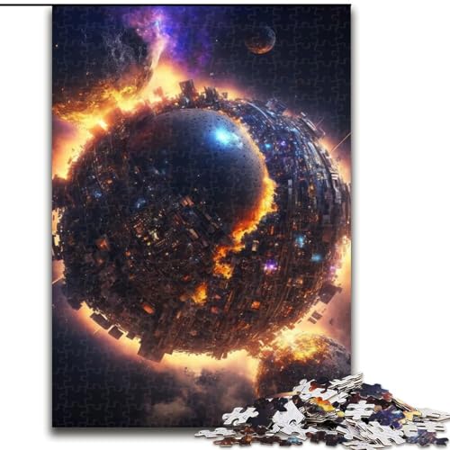 1000-teiliges Puzzle für Erwachsene „Städte am Himmel“, 1000-teiliges Puzzle für Erwachsene, ideales Weihnachts- oder Geburtstagsgeschenk, Partyspiel-Spielzeug, Größe 50x75cm 1000-teiliges Puzzle für Erwachsene „Städte am Himmel“, 1000-teiliges Puzzle für Erwachsene, ideales Weihnachts- oder Geburtstagsgeschenk, Partyspiel-Spielzeug, Größe 50x75cm von WGLINGX