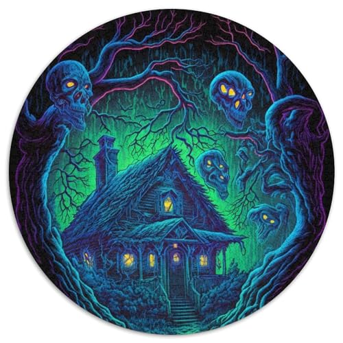1000-teiliges Puzzle für Erwachsene Dead House, anspruchsvolles Denkspiel für Teenager, unterhaltsames interaktives Spiel für die ganze Familie, 1000 Teile (67,5x67,5cm) von WGLINGX