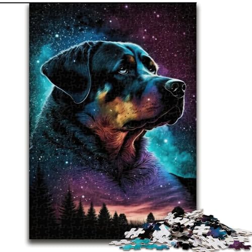 1000-teiliges Puzzle für Erwachsene im Rottweiler-Stil, 1000-teiliges Puzzle für Erwachsene, ideales Urlaubs- oder Geburtstagsgeschenk, Partyspiel-Spielzeug, Größe 50x75cm 1000-teiliges Puzzle für Erwachsene im Rottweiler-Stil, 1000-teiliges Puzzle für Erwachsene, ideales Urlaubs- oder Geburtstagsgeschenk, Partyspiel-Spielzeug, Größe 50x75cm von WGLINGX