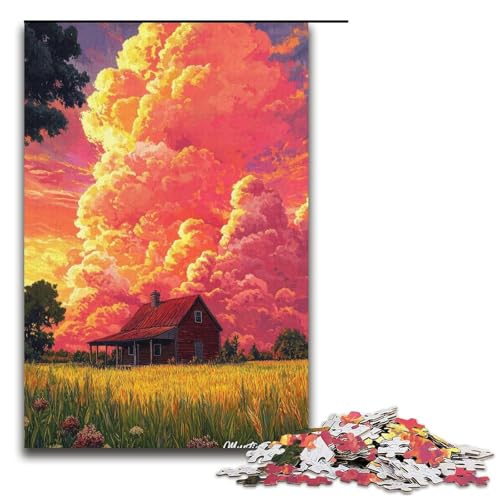 1000-teiliges Puzzle für Erwachsene im japanischen Stil – anspruchsvolles Spiel, jedes Teil ist einzigartig – anspruchsvolles, unterhaltsames Spiel für die ganze Familie (Größe 38 x 26 cm) von WGLINGX