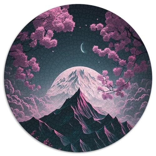 1000-teiliges Puzzle für Erwachsene mit japanischer Landschaft und Neon-Puzzles. Anspruchsvolles Denkspiel für Teenager,unterhaltsames interaktives Spiel für die ganze Familie. (67,5x67,5cm) von WGLINGX