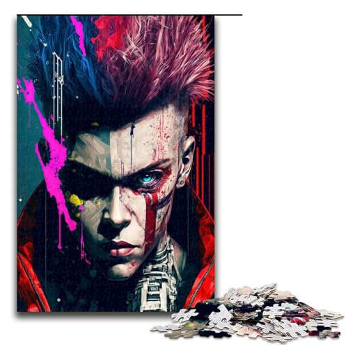 1000-teiliges Puzzle für Erwachsene. Killer-Puzzle – anspruchsvolles Spiel. Jedes Teil ist einzigartig – anspruchsvolles, unterhaltsames Spiel für die ganze Familie (Größe 50 x 75 cm) von WGLINGX