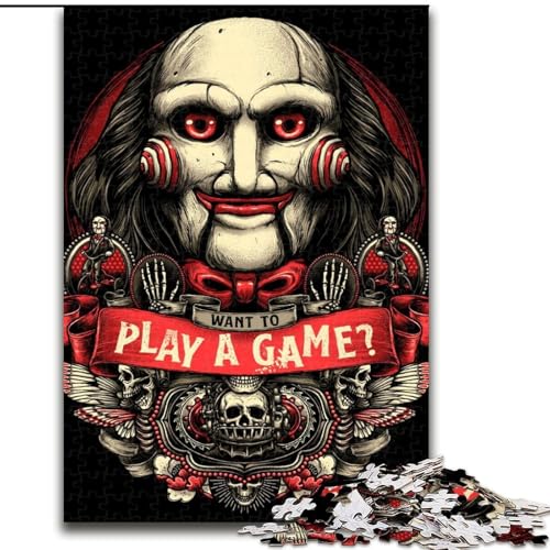 1000-teiliges Puzzle für Erwachsene. Möchten Sie EIN Spiel Spielen? Puzzles für Erwachsene mit 1000 Teilen, was es zu einem tollen Geschenk für Familienspaß Macht (Größe 26x38cm) von WGLINGX