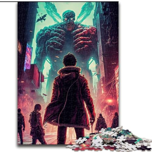 1000-teiliges Puzzle für Erwachsene: Monster Invasion Puzzles für Erwachsene 1000, Lernspielzeug, Größe 26x38cm 1000-teiliges Puzzle für Erwachsene: Monster Invasion Puzzles für Erwachsene 1000, Lernspielzeug, Größe 26x38cm von WGLINGX