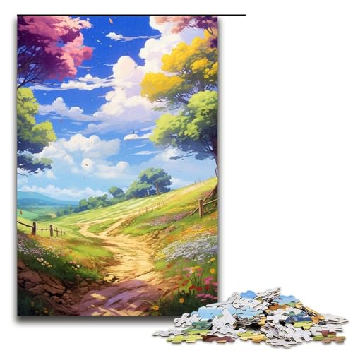 1000-teiliges Puzzle mit Anime-Malerei, Holzpuzzle, Lernspielzeug, Familienspiele, 50 x 75 cm 1000-teiliges Puzzle mit Anime-Malerei, Holzpuzzle, Lernspielzeug, Familienspiele, 50 x 75 cm von WGLINGX