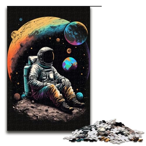 1000-teiliges Puzzle mit Astronautenmotiv, Holzpuzzle, Lernspielzeug, Familienspiele, 50 x 75 cm 1000-teiliges Puzzle mit Astronautenmotiv, Holzpuzzle, Lernspielzeug, Familienspiele, 50 x 75 cm von WGLINGX