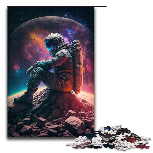 1000-teiliges Puzzle mit Astronautenmotiv, Holzpuzzle, Lernspielzeug, Familienspiele, 50 x 75 cm 1000-teiliges Puzzle mit Astronautenmotiv, Holzpuzzle, Lernspielzeug, Familienspiele, 50 x 75 cm von WGLINGX