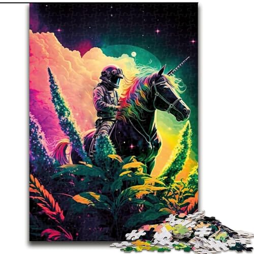1000-teiliges Puzzle mit Astronautenmotiv, Papppuzzle, Geburtstage, Weihnachten, Halloween, Thanksgiving, Ostern (Größe 26x38cm) von WGLINGX