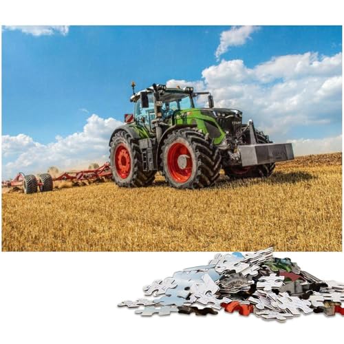 1000-teiliges Puzzle mit landwirtschaftlichen Werkzeugen und Traktoren, Puzzle für Erwachsene, Kartonpuzzle, Lernspiel, Herausforderungsspielzeug, Größe 38 x 26 cm 1000-teiliges Puzzle mit landwirtschaftlichen Werkzeugen und Traktoren, Puzzle für Erwachsene, Kartonpuzzle, Lernspiel, Herausforderungsspielzeug, Größe 38 x 26 cm von WGLINGX