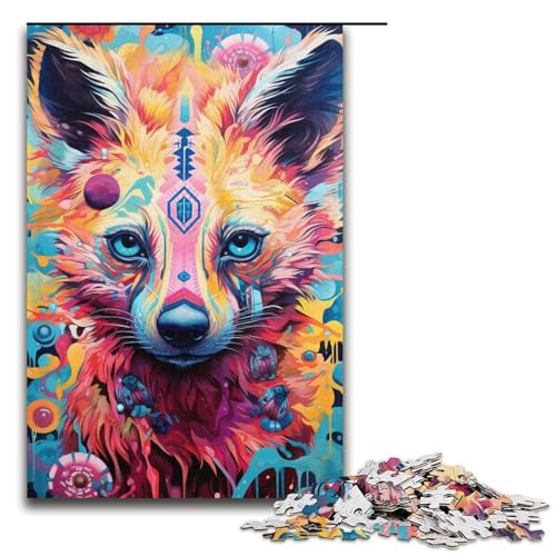 1000-teiliges Puzzlespiel „Afrikanische Hyäne“, Puzzle für Erwachsene und Teenager, Papppuzzle, tolles Geschenk für Erwachsene, 38 x 26 cm 1000-teiliges Puzzlespiel „Afrikanische Hyäne“, Puzzle für Erwachsene und Teenager, Papppuzzle, tolles Geschenk für Erwachsene, 38 x 26 cm von WGLINGX
