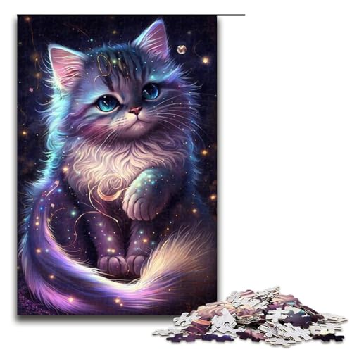 1000-teiliges Puzzlespiel „Katzenpuzzle“ für Erwachsene, Holzpuzzle, Familienspaß, 50 x 75 cm 1000-teiliges Puzzlespiel „Katzenpuzzle“ für Erwachsene, Holzpuzzle, Familienspaß, 50 x 75 cm von WGLINGX
