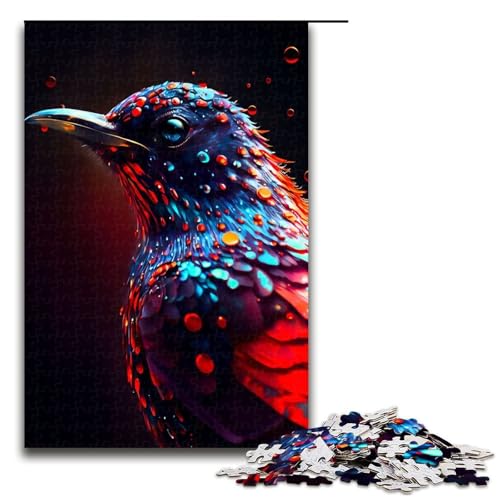 1000-teiliges Puzzlespiel „Vogel“ für Erwachsene, Holzpuzzle, Familienspaß, 50 x 75 cm 1000-teiliges Puzzlespiel „Vogel“ für Erwachsene, Holzpuzzle, Familienspaß, 50 x 75 cm von WGLINGX