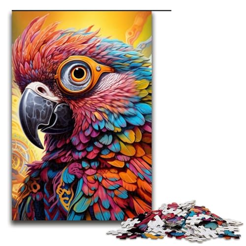 1000-teiliges Puzzlespiel mit Tierpfauenmotiv für Erwachsene, Holzpuzzle, Lernspiel, Herausforderungsspielzeug, 75 x 50 cm 1000-teiliges Puzzlespiel mit Tierpfauenmotiv für Erwachsene, Holzpuzzle, Lernspiel, Herausforderungsspielzeug, 75 x 50 cm von WGLINGX