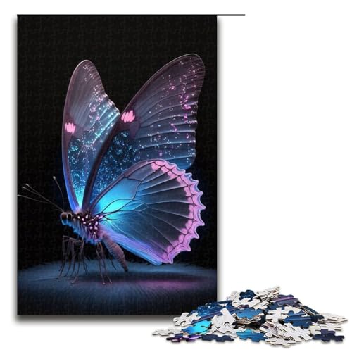 1000-teiliges Schmetterlingspuzzle für Erwachsene, Holzpuzzle, Geschenk für Teenager, 50 x 75 cm 1000-teiliges Schmetterlingspuzzle für Erwachsene, Holzpuzzle, Geschenk für Teenager, 50 x 75 cm von WGLINGX