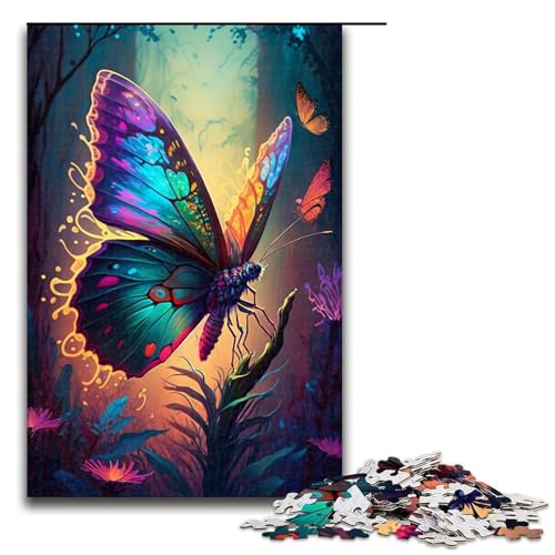 1000-teiliges Schmetterlingspuzzle für Erwachsene, Holzpuzzle, Geschenk für Teenager, 50 x 75 cm 1000-teiliges Schmetterlingspuzzle für Erwachsene, Holzpuzzle, Geschenk für Teenager, 50 x 75 cm von WGLINGX