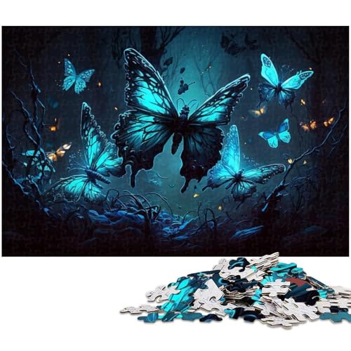 1000-teiliges Schmetterlingspuzzle für Erwachsene, Holzpuzzle, Heimkunstdekor, Größe 50 x 75 cm 1000-teiliges Schmetterlingspuzzle für Erwachsene, Holzpuzzle, Heimkunstdekor, Größe 50 x 75 cm von WGLINGX