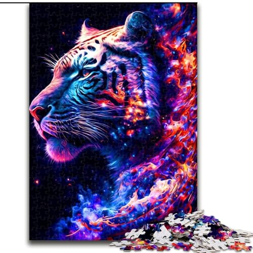 1000-teiliges Tiger-Puzzle, 1000 Teile, anspruchsvolles Denkspiel für Teenager und Familien, Größe 26x38cm 1000-teiliges Tiger-Puzzle, 1000 Teile, anspruchsvolles Denkspiel für Teenager und Familien, Größe 26x38cm von WGLINGX
