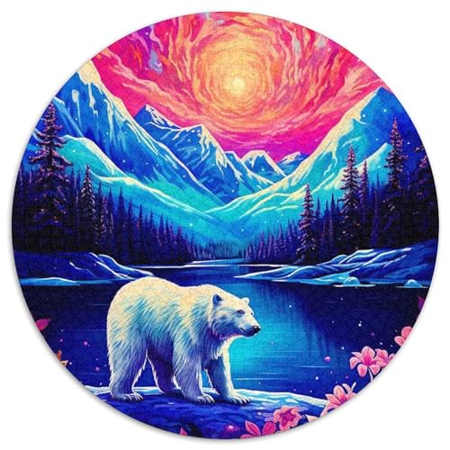 Alien Planet Impossible Puzzle für Erwachsene, 1000-teiliges Puzzle für Erwachsene zur Heimdekoration, als Gehirntraining 67,5 x 67,5 cm von WGLINGX