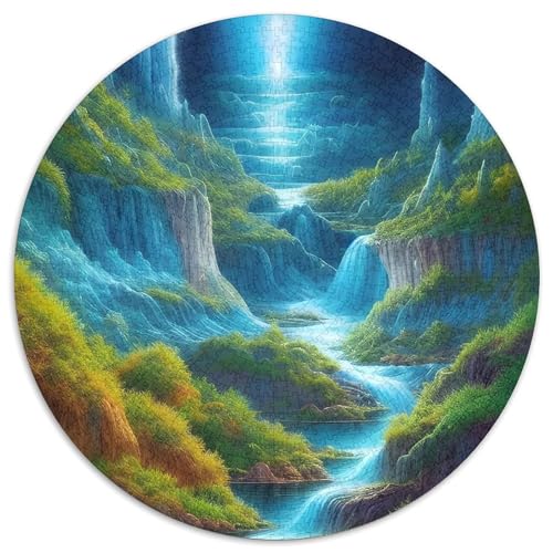 Alien Planet Rundes Puzzle aus Karton, 1000 Teile, interaktives Familienspiel, Denksportaufgabe, Lernspielzeug 67,5 x 67,5 cm Alien Planet Rundes Puzzle aus Karton, 1000 Teile, interaktives Familienspiel, Denksportaufgabe, Lernspielzeug 67,5 x 67,5 cm von WGLINGX