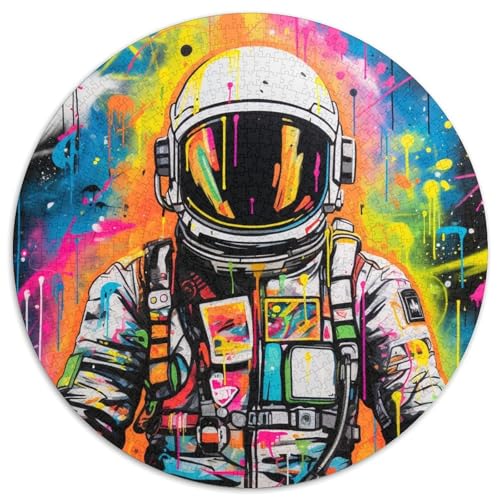 Astronauten-Graffiti-Papierpuzzle für Erwachsene, 1000-teiliges Denkspiel für Teenager, 67,5 x 67,5 cm Astronauten-Graffiti-Papierpuzzle für Erwachsene, 1000-teiliges Denkspiel für Teenager, 67,5 x 67,5 cm von WGLINGX