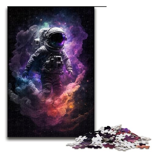 Astronauten-Puzzle mit 1000 Teilen für Erwachsene, Holzpuzzle, Heimdekoration, 50 x 75 cm Astronauten-Puzzle mit 1000 Teilen für Erwachsene, Holzpuzzle, Heimdekoration, 50 x 75 cm von WGLINGX