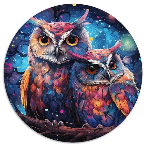 Bunte Kunst-Eule, anspruchsvolle Puzzles für Erwachsene, 1000 Puzzles, interaktives Familienspiel, Gehirn-Herausforderung, Lernspielzeug 67,5 x 67,5 cm Bunte Kunst-Eule, anspruchsvolle Puzzles für Erwachsene, 1000 Puzzles, interaktives Familienspiel, Gehirn-Herausforderung, Lernspielzeug 67,5 x 67,5 cm von WGLINGX