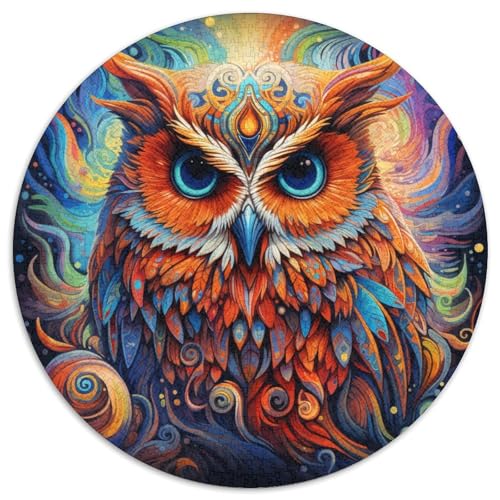 Bunte Kunst-Eule, schwierige Puzzles für Erwachsene, Puzzles für Erwachsene, 1000 Denksportaufgaben, Geschenk, pädagogische Aktivität für Teenager 67,5 x 67,5 cm Bunte Kunst-Eule, schwierige Puzzles für Erwachsene, Puzzles für Erwachsene, 1000 Denksportaufgaben, Geschenk, pädagogische Aktivität für Teenager 67,5 x 67,5 cm von WGLINGX