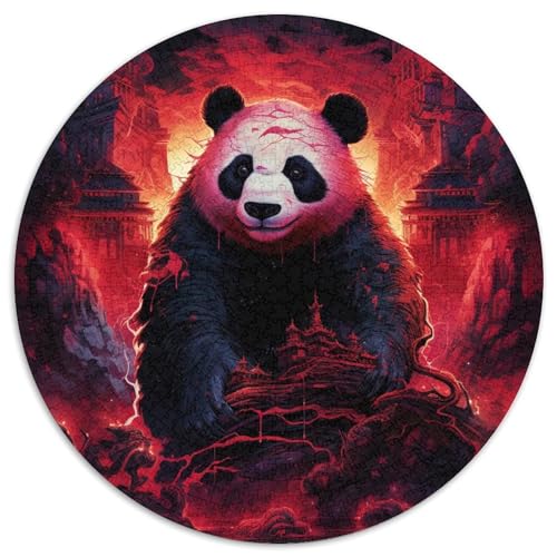 Bunte Panda-Puzzles für Erwachsene, 1000 Teile, anspruchsvolles Denkspiel, Familienaktivität, Heimdekoration, (67,5x67,5cm) von WGLINGX