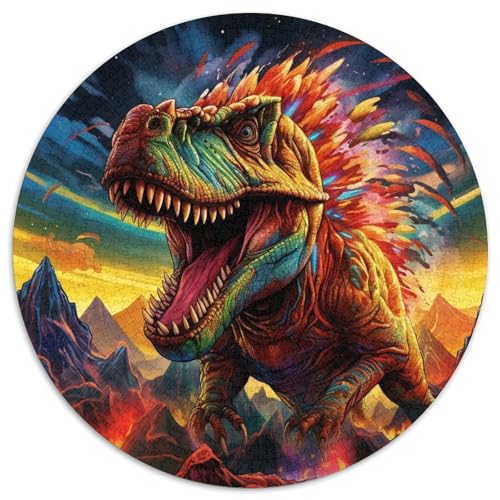 Buntes Dinosaurier-Papierpuzzle mit 1000 Teilen, Familie und Freunde, geeignet für Kinder ab 14 Jahren 67,5 x 67,5 cm Buntes Dinosaurier-Papierpuzzle mit 1000 Teilen, Familie und Freunde, geeignet für Kinder ab 14 Jahren 67,5 x 67,5 cm von WGLINGX