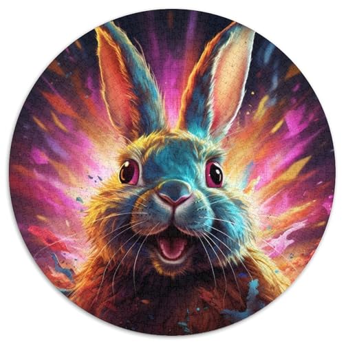 Buntes Kunst-Kaninchen-Papierpuzzle, 1000 Teile, Familie und Freunde, geeignet für Kinder ab 14 Jahren 67,5 x 67,5 cm Buntes Kunst-Kaninchen-Papierpuzzle, 1000 Teile, Familie und Freunde, geeignet für Kinder ab 14 Jahren 67,5 x 67,5 cm von WGLINGX