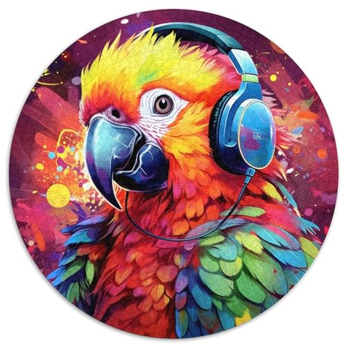 Buntes Kunst-Papagei-Papierpuzzle für Erwachsene, 1000-teiliges Denkspiel für Teenager, 67,5 x 67,5 cm Buntes Kunst-Papagei-Papierpuzzle für Erwachsene, 1000-teiliges Denkspiel für Teenager, 67,5 x 67,5 cm von WGLINGX