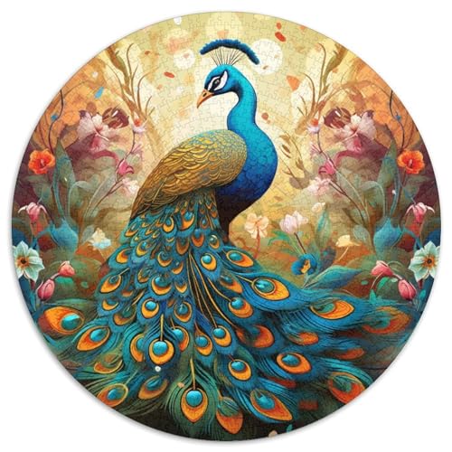 Buntes Kunst-Pfauen-Papier-Puzzle, 1000 Teile, Familie und Freunde, geeignet für Kinder ab 14 Jahren 67,5 x 67,5 cm Buntes Kunst-Pfauen-Papier-Puzzle, 1000 Teile, Familie und Freunde, geeignet für Kinder ab 14 Jahren 67,5 x 67,5 cm von WGLINGX