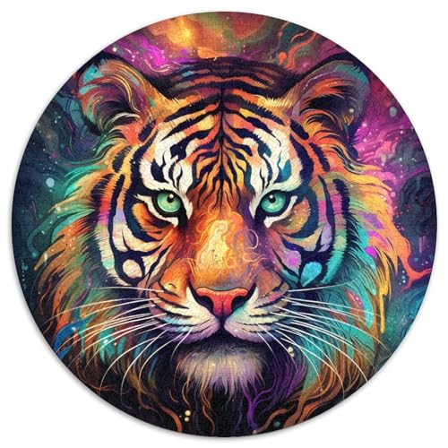 Buntes Kunst-Tiger-Papier-Puzzle, 1000 Teile, Familie und Freunde, geeignet für Kinder ab 14 Jahren 67,5 x 67,5 cm Buntes Kunst-Tiger-Papier-Puzzle, 1000 Teile, Familie und Freunde, geeignet für Kinder ab 14 Jahren 67,5 x 67,5 cm von WGLINGX