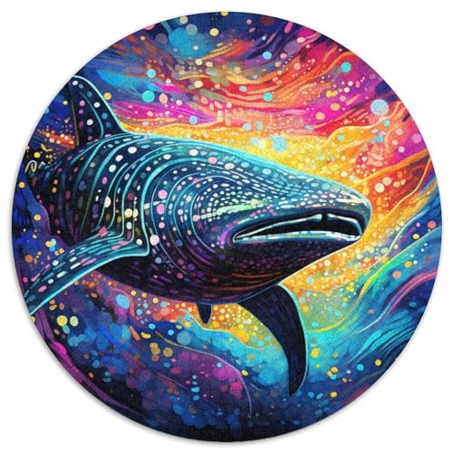 Buntes Kunst-Walhai-Papierpuzzle für Erwachsene, 1000-teiliges Denkspiel für Teenager, 67,5 x 67,5 cm Buntes Kunst-Walhai-Papierpuzzle für Erwachsene, 1000-teiliges Denkspiel für Teenager, 67,5 x 67,5 cm von WGLINGX
