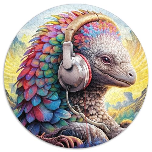 Buntes Papageien-Puzzle aus Karton mit 1000 Teilen, Puzzle für Erwachsene, anspruchsvolles Denkspiel für Teenager, Spaß für die ganze Familie, DIY-Geschenk zur Heimdekoration 67,5 x 67,5 cm von WGLINGX