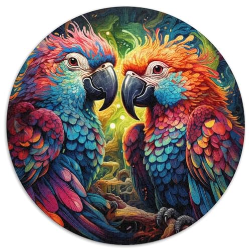 Buntes Papageien-Puzzle aus Pappe für Erwachsene, 1000 Teile, Geburtstage, Feiertage, am besten für Weihnachten 67,5 x 67,5 cm Buntes Papageien-Puzzle aus Pappe für Erwachsene, 1000 Teile, Geburtstage, Feiertage, am besten für Weihnachten 67,5 x 67,5 cm von WGLINGX