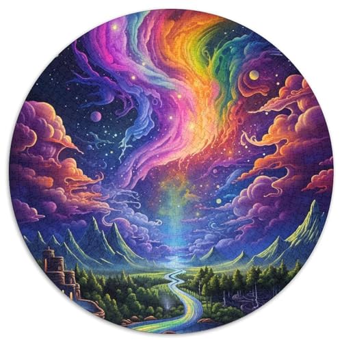 Buntes Papierpuzzle mit Berglandschaft für Erwachsene, 1000-teiliges Denkspiel für Teenager, 67,5 x 67,5 cm Buntes Papierpuzzle mit Berglandschaft für Erwachsene, 1000-teiliges Denkspiel für Teenager, 67,5 x 67,5 cm von WGLINGX