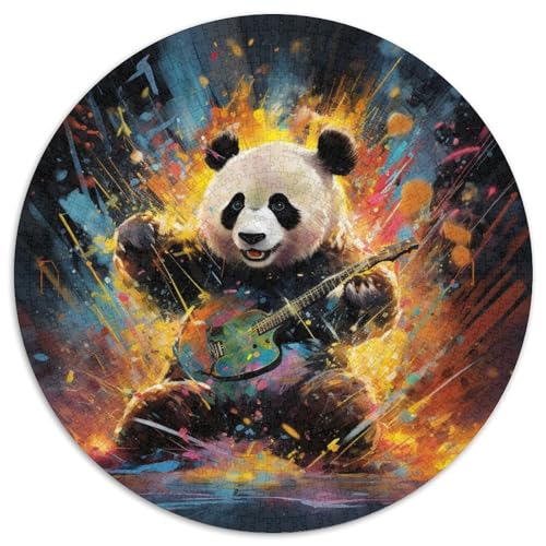 Buntes Tier-Panda-Puzzle, 1000 Teile, Puzzle für Erwachsene, Weihnachten, Halloween, Ostern, Neujahr (67,5x67,5cm) von WGLINGX