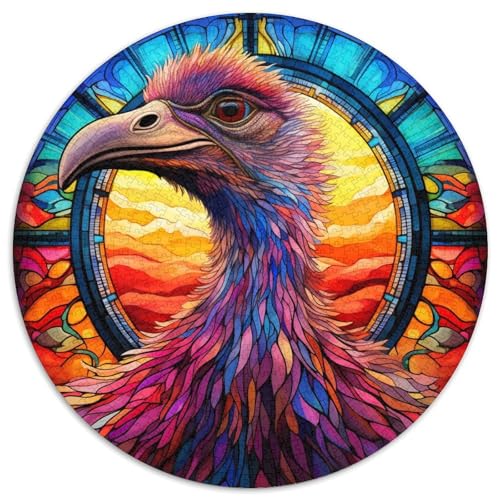 Buntglas-Puzzle aus Straußenpapier mit 1000 Teilen, Familie und Freunde, geeignet für Kinder ab 14 Jahren 67,5 x 67,5 cm Buntglas-Puzzle aus Straußenpapier mit 1000 Teilen, Familie und Freunde, geeignet für Kinder ab 14 Jahren 67,5 x 67,5 cm von WGLINGX