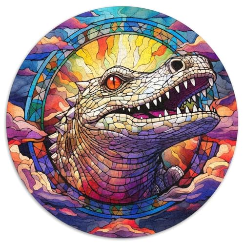 Buntglas-Puzzle mit Hirschen, Papier, 1000 Teile, Familie und Freunde, geeignet für Kinder ab 14 Jahren 67,5 x 67,5 cm Buntglas-Puzzle mit Hirschen, Papier, 1000 Teile, Familie und Freunde, geeignet für Kinder ab 14 Jahren 67,5 x 67,5 cm von WGLINGX